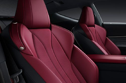 LC 500 Convertible Front Seats
