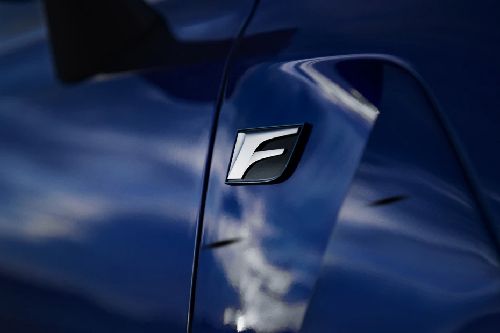 door handle interior of Lexus GS F