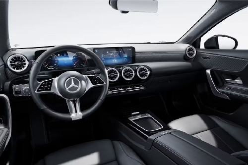 Dashboard View of A-Class Sedan