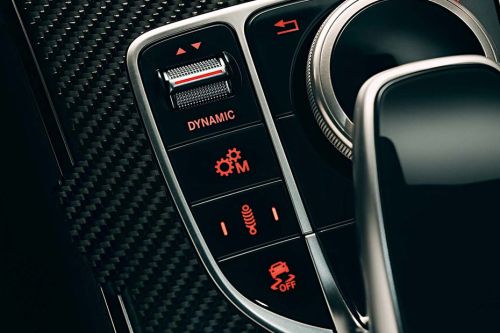 Center Controls of Mercedes-Benz C-Class Coupe
