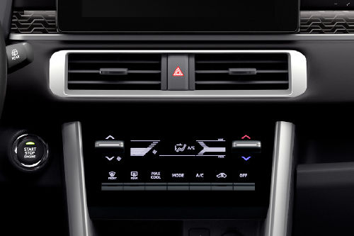 Front AC Controls of Mitsubishi Xpander