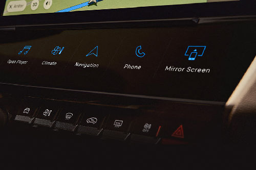 Front AC Controls of Peugeot 408