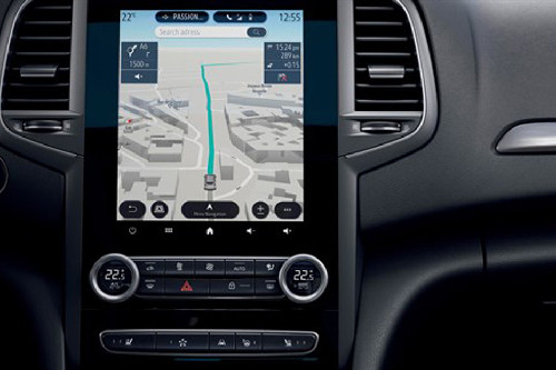 Front AC Controls of Renault Megane