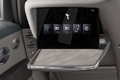 Rear Seat Entertainment of Rolls Royce Cullinan