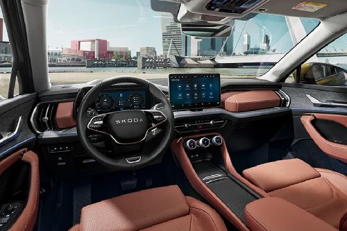 Dashboard View of Kodiaq	