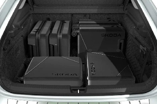 Storage Closer View of Skoda Superb Wagon