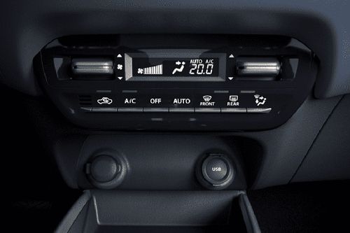 Front AC Controls of Suzuki Baleno