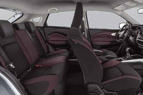 Suzuki Fronx Front And Rear Seats Together