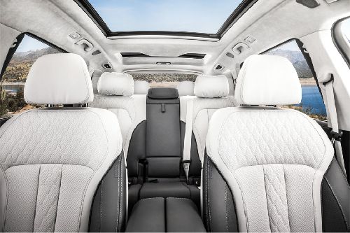 BMW X7 Front And Rear Seats Together
