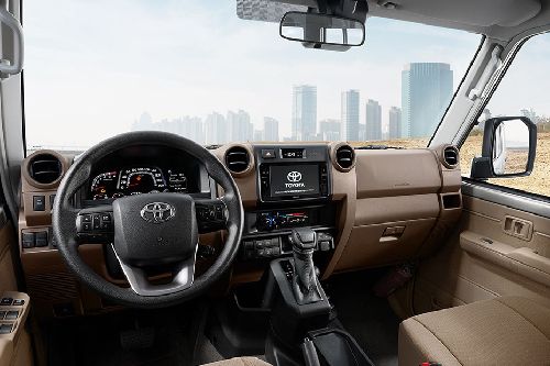Dashboard View of Land Cruiser 70