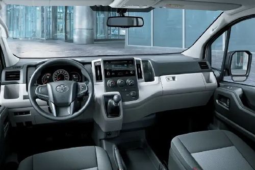 Dashboard View of Hiace