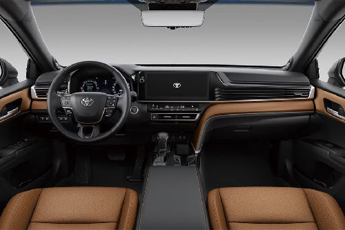 Dashboard View of Camry Hybrid