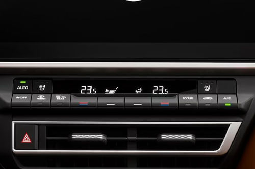 Front AC Controls of Toyota Camry Hybrid