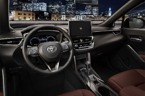 Dashboard View of Corolla Cross