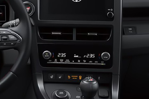 Front AC Controls of Toyota GR Yaris