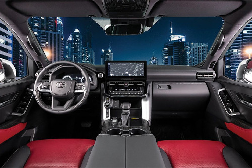 Dashboard View of Land Cruiser Hybrid