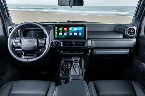 Dashboard View of Land Cruiser FJ