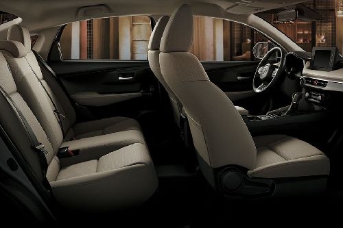 Toyota Yaris Sedan Front And Rear Seats Together