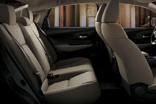 Toyota Yaris Sedan Rear Seats