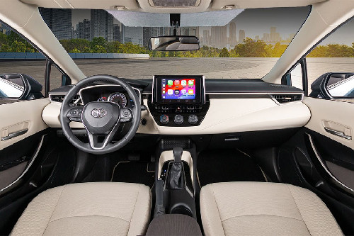 Dashboard View of Corolla
