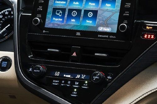 Front AC Controls of Toyota Camry (2023-2024)