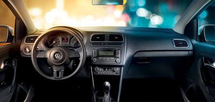 Dashboard View of Polo Sedan