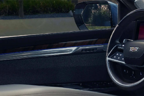 Cadillac Escalade V Inside Of Drivers Side Open Door