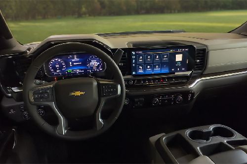Dashboard View of Silverado HD
