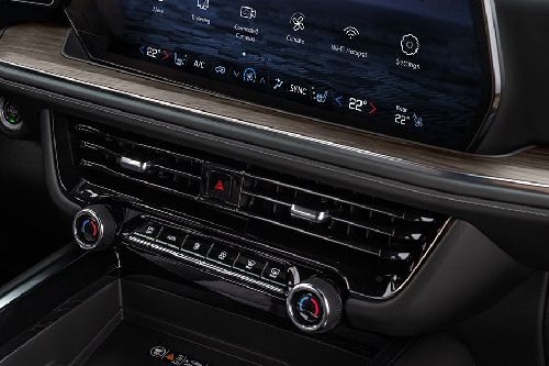 Front AC Controls of Chevrolet Tahoe