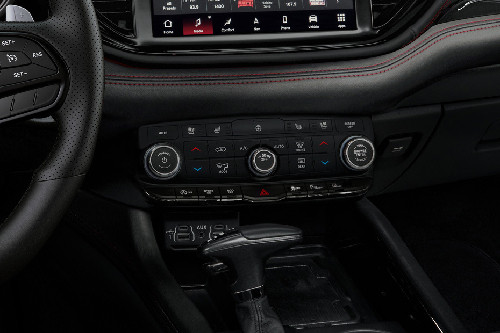 Front AC Controls of Dodge Durango 2026